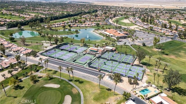 77178 Pauma Valley Way, Palm Desert, CA 92211 - aerial overview of property's location with a nearby body of water and a local golf course