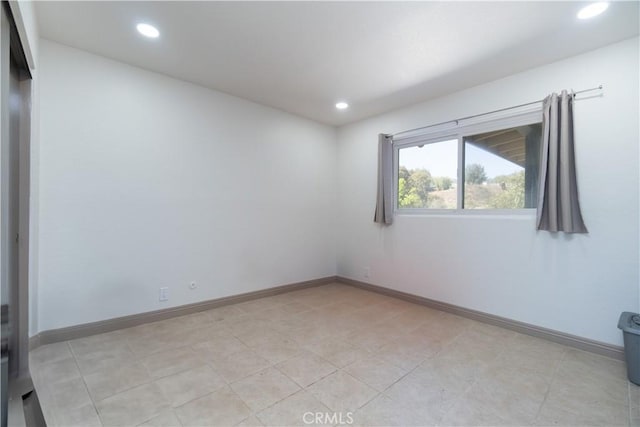 8140 Weirick Rd, Corona, CA 92883 - unfurnished room with recessed lighting and baseboards