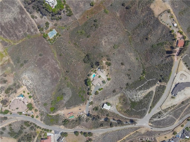 8140 Weirick Rd, Corona, CA 92883 - aerial overview of property's location with rural landscape