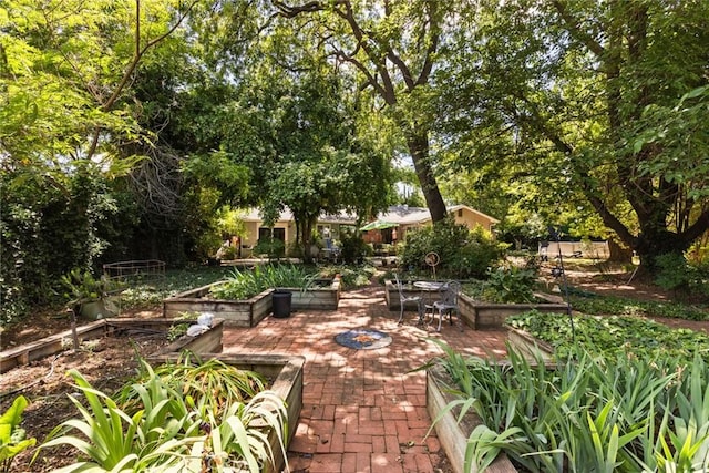 3123 Michael Way, Chico, CA 95973 - view of patio / terrace featuring a vegetable garden