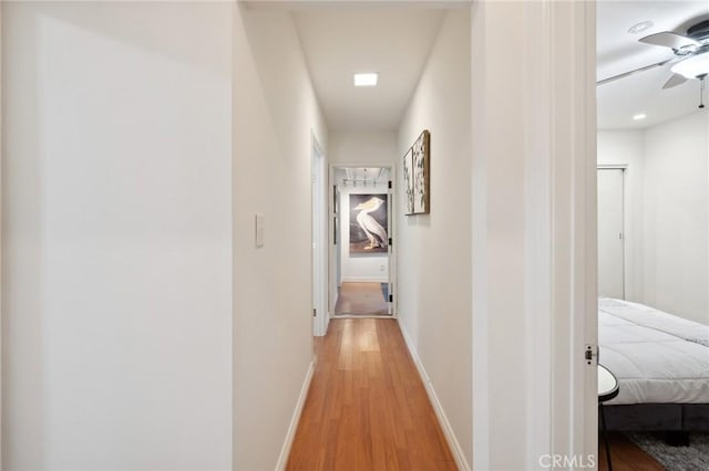 10708 Sable Ave, Sunland, CA 91040 - hall featuring light wood-type flooring and baseboards