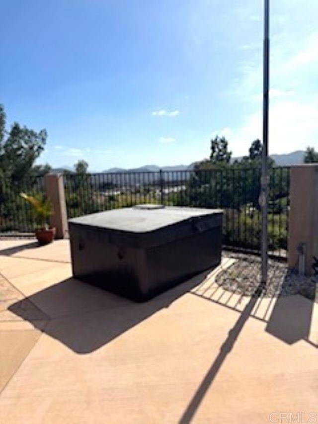 2307 Columbine Dr, Alpine, CA 91901 - view of patio / terrace featuring a hot tub