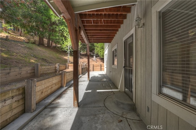 28589 Shenandoah Dr, Lake Arrowhead, CA 92352 - view of patio featuring fence
