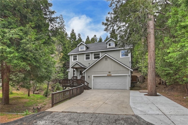 28589 Shenandoah Dr, Lake Arrowhead, CA 92352 - view of front of home featuring driveway