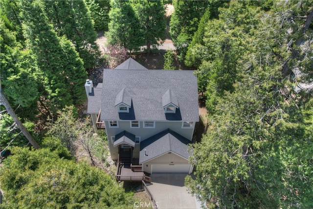 28589 Shenandoah Dr, Lake Arrowhead, CA 92352 - view from above of property