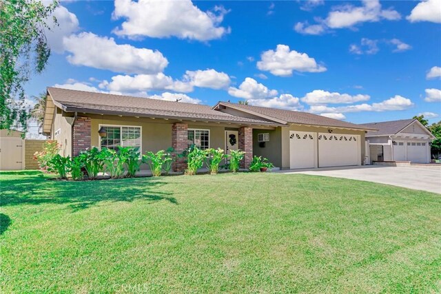 1298 Oak Ridge Dr, La Verne, CA 91750 - ranch-style house with an attached garage, concrete driveway, and stucco siding