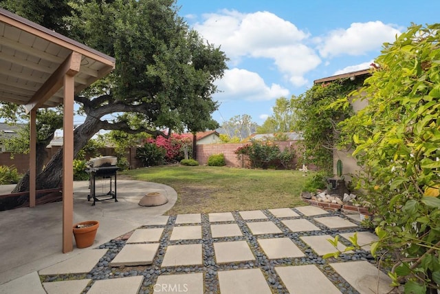 7861 Cora St, Sunland, CA 91040 - view of patio featuring a grill