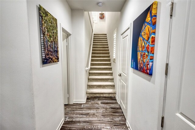 89 Baculo St, Rancho Mission Viejo, CA 92694 - stairway with wood finished floors and baseboards