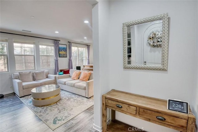 89 Baculo St, Rancho Mission Viejo, CA 92694 - living room with wood finished floors and recessed lighting