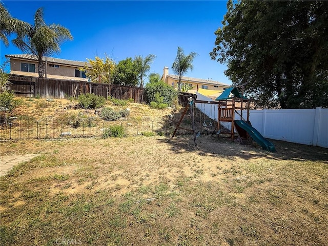 26490 Mapleridge Way, Moreno Valley, CA 92555 - view of yard with a playground
