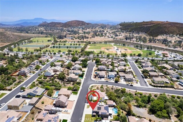 27917 Busman Rd, Murrieta, CA 92563 - view of property location with a mountain backdrop and nearby suburban area