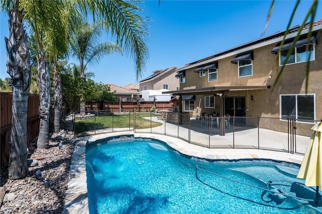 27917 Busman Rd, Murrieta, CA 92563 - view of pool with a fenced backyard and a patio area