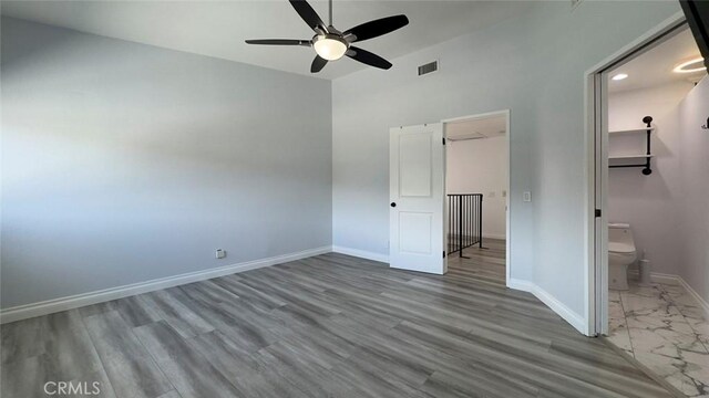 27533 Caraway Ln, Saugus, CA 91350 - unfurnished bedroom with baseboards and ceiling fan