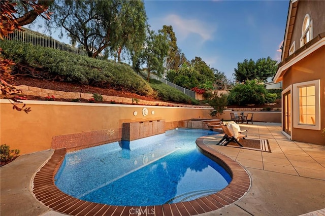 26752 Devonshire Rd, Laguna Hills, CA 92653 - view of swimming pool featuring a patio and a fenced backyard