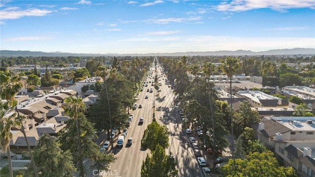 15015 Sherman Way Unit 314, Van Nuys, CA 91405 - aerial view of property and surrounding area featuring mountains and nearby suburban area