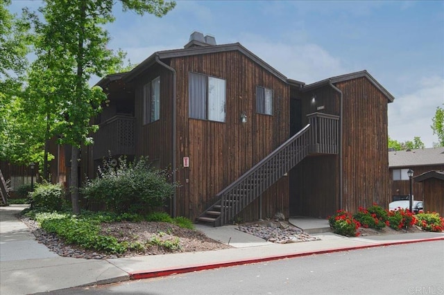 2157 Arnold Way Unit 821, Alpine, CA 91901 - view of front of home featuring a chimney and stairway