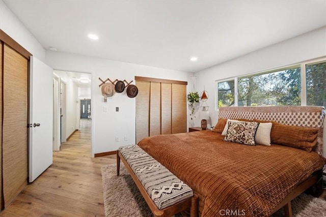 636 Jameson, Arroyo Grande, CA 93420 - bedroom featuring light wood-type flooring and recessed lighting