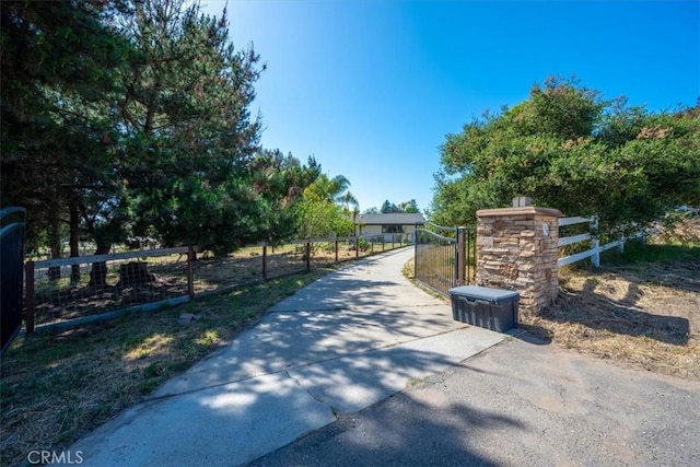 636 Jameson, Arroyo Grande, CA 93420 - view of concrete surface with a gate and a gated entry