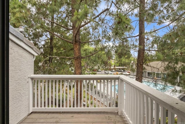 14936 Avenida Venusto Unit 12, San Diego, CA 92128 - view of wooden terrace