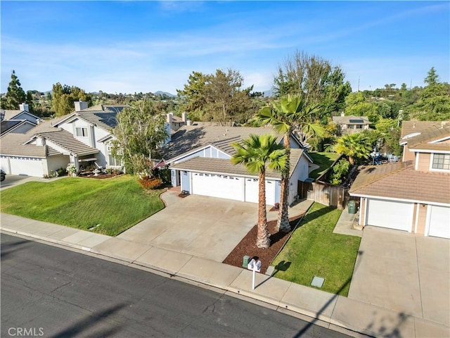 41488 Yankee Run Ct, Temecula, CA 92591 - view of front of house with concrete driveway, a residential view, and a tiled roof