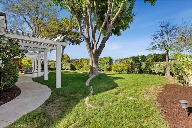 41488 Yankee Run Ct, Temecula, CA 92591 - view of grassy yard featuring a pergola