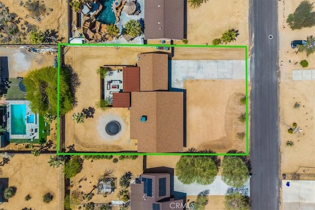 7356 Rubidoux Ave, Yucca Valley, CA 92284 - view of property location with property boundaries highlighted