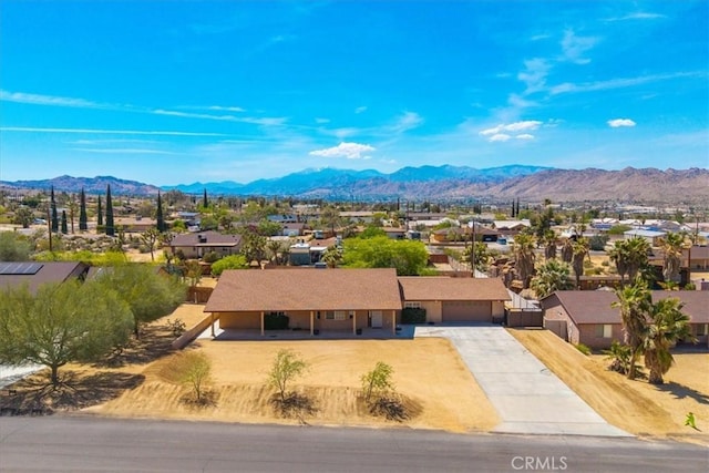 7356 Rubidoux Ave, Yucca Valley, CA 92284 - aerial perspective of suburban area with mountains