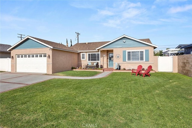 1418 S Cedar Ave, Fullerton, CA 92833 - single story home with stucco siding, an attached garage, and concrete driveway