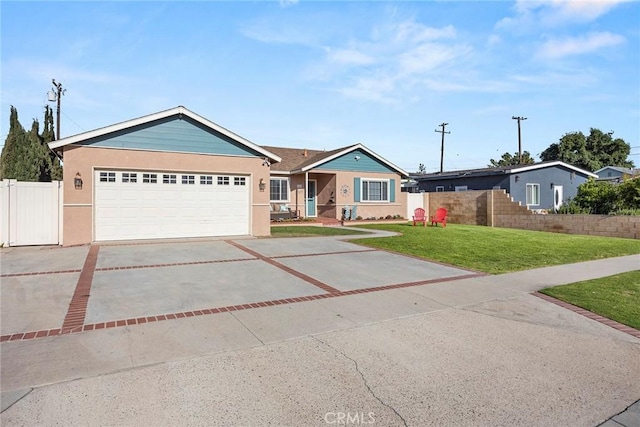 1418 S Cedar Ave, Fullerton, CA 92833 - ranch-style home featuring concrete driveway, a garage, and stucco siding