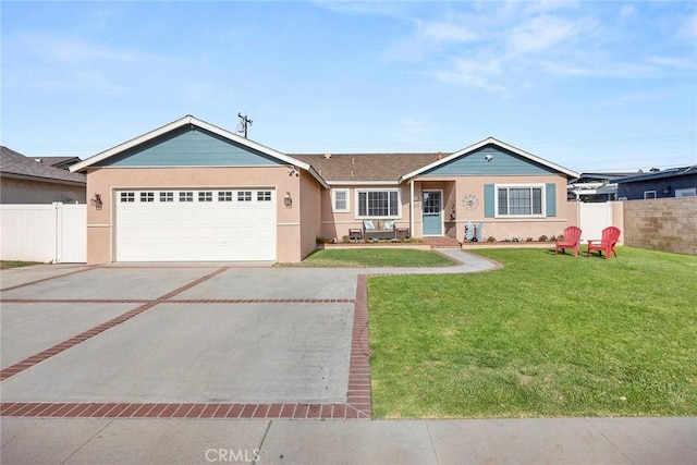 1418 S Cedar Ave, Fullerton, CA 92833 - ranch-style home featuring concrete driveway, an attached garage, and stucco siding
