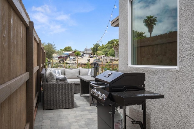 2210 Bonita Ct, Lemon Grove, CA 91945 - view of patio / terrace featuring an outdoor hangout area and a grill
