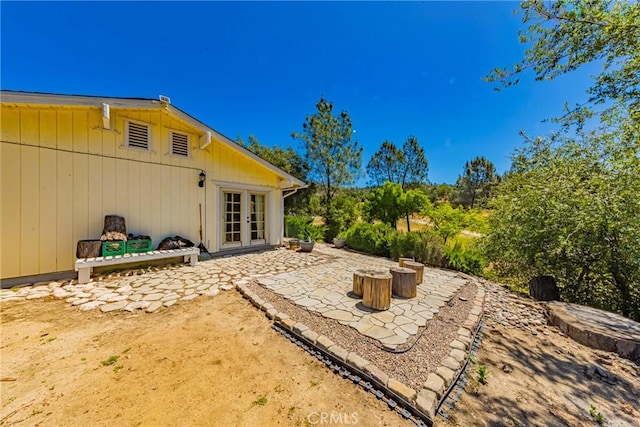 43096 Deer Trail Way, Coarsegold, CA 93614 - view of patio / terrace featuring french doors