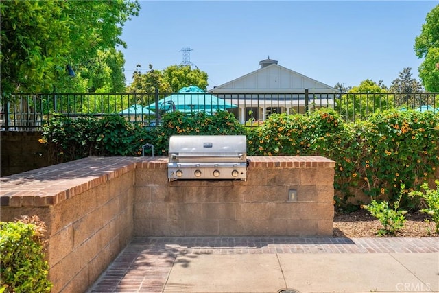 3933 E Bethany Way, Ontario, CA 91761 - view of patio with a grill and fence