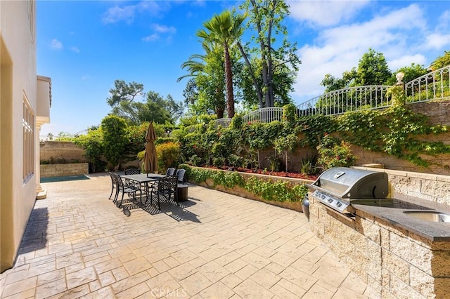 3277 Barhite St, Pasadena, CA 91107 - fenced backyard with a patio and outdoor dining space
