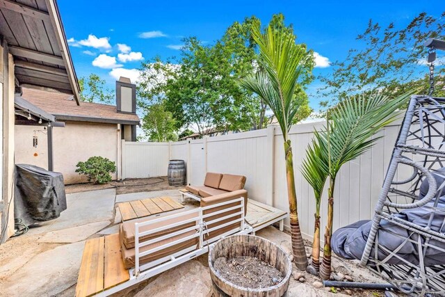 9560 Frank Way, Santee, CA 92071 - view of patio featuring a fenced backyard