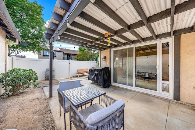 9560 Frank Way, Santee, CA 92071 - view of patio featuring outdoor dining area and grilling area