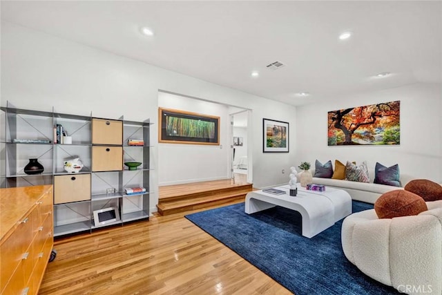 18782 Peppertree Dr, Villa Park, CA 92861 - living area with wood finished floors, recessed lighting, and baseboards