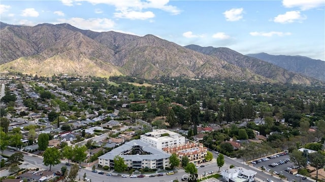 1015 N Michillinda Ave Unit 104, Pasadena, CA 91107 - drone / aerial view of a mountainous background