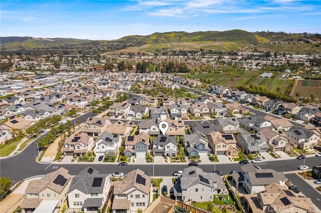32404 Old Sage Dr, San Juan Capistrano, CA 92675 - aerial view of property and surrounding area featuring a mountain backdrop and nearby suburban area