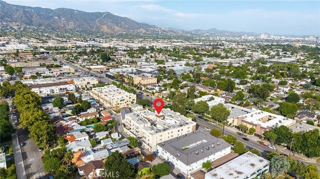 365 W Alameda Ave Unit 203, Burbank, CA 91506 - aerial view of property and surrounding area featuring a mountain backdrop