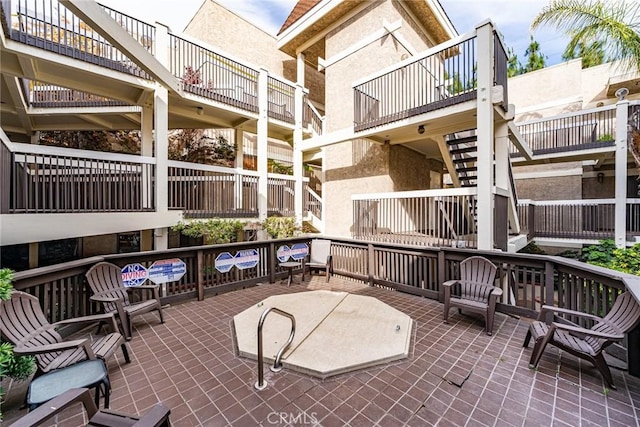 365 W Alameda Ave Unit 203, Burbank, CA 91506 - view of patio featuring stairs