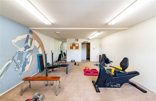 365 W Alameda Ave Unit 203, Burbank, CA 91506 - exercise room with carpet
