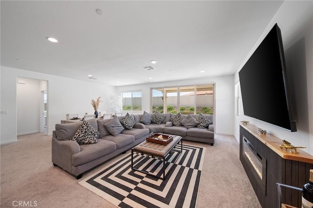 11475 Sheridan Way, Beaumont, CA 92223 - living area featuring carpet, recessed lighting, and baseboards