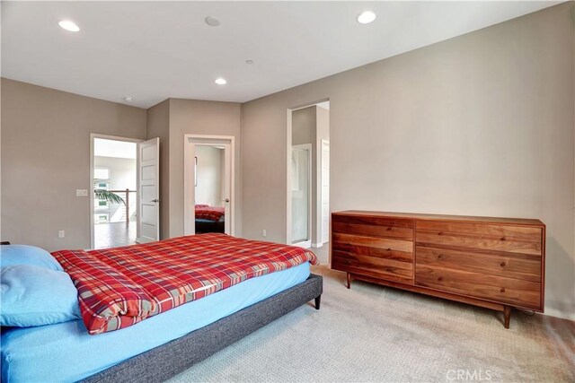 1508 W Artesia Unit H, Gardena, CA 90248 - carpeted bedroom with recessed lighting