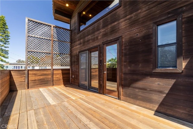 view of deck