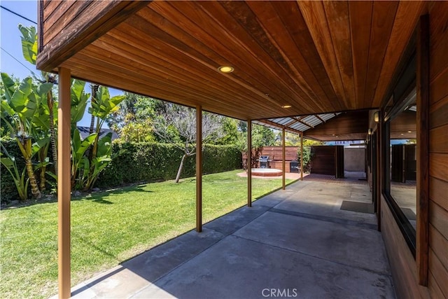 view of patio