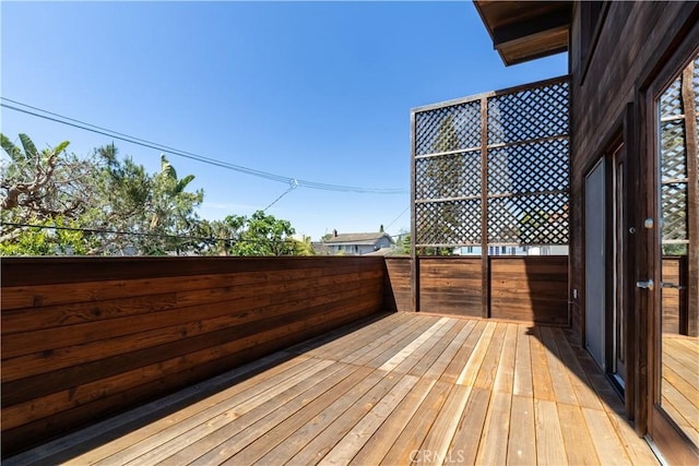 view of deck