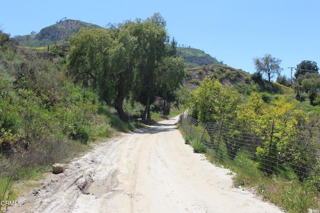 17000 S Mountain Rd, Santa Paula, CA 93060 - view of dirt / gravel road featuring a mountain view
