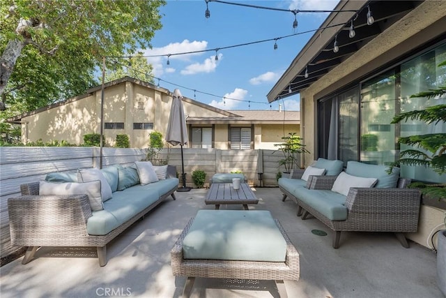 2514 N Tustin Ave Unit 71, Santa Ana, CA 92705 - view of patio / terrace with an outdoor hangout area