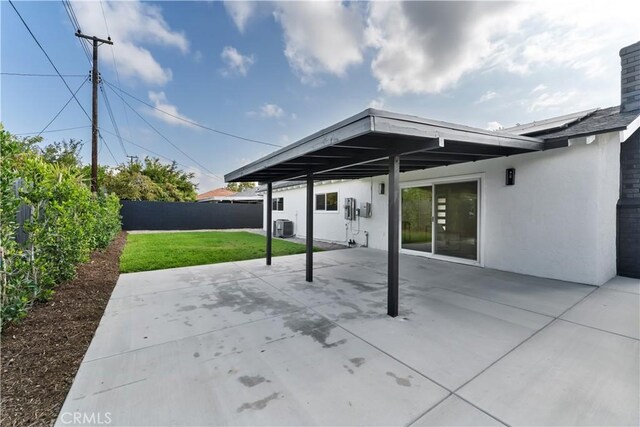 2514 S Rita Way, Santa Ana, CA 92704 - view of patio with central AC